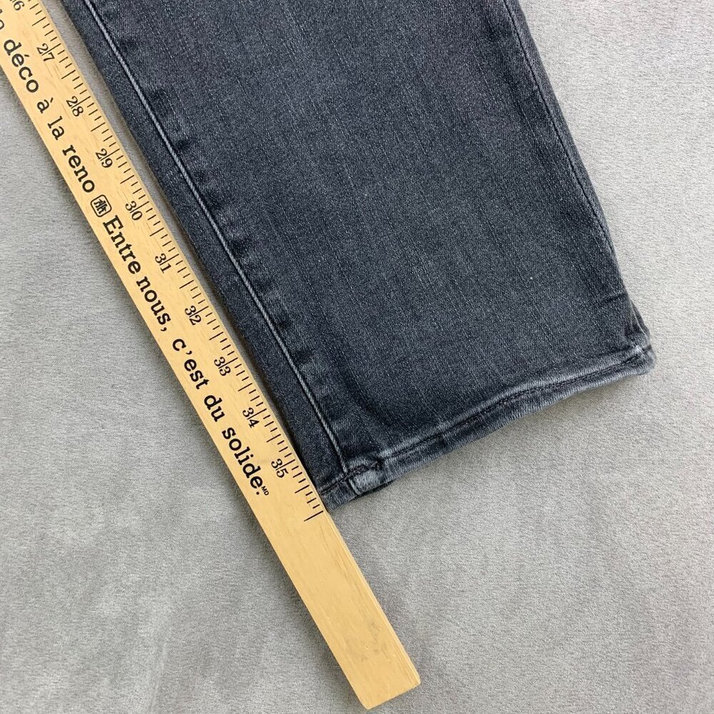 G Star Raw Mens Pants 34 Gray Denim Jeans 3301 Slim Button Fly Faded Tall 34x36 - Picture 8 of 14